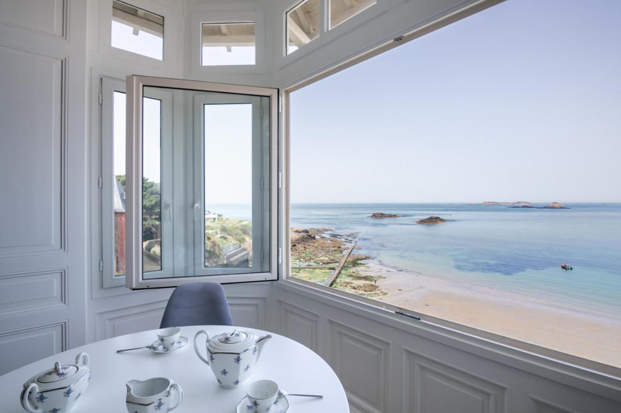 La Perle Marine - Bow-Window Vue Mer Dinard Luaran gambar